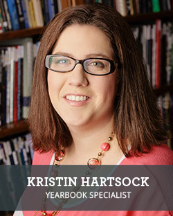 Head shot of School Annual Yearbook Representative Kristin Hartsock