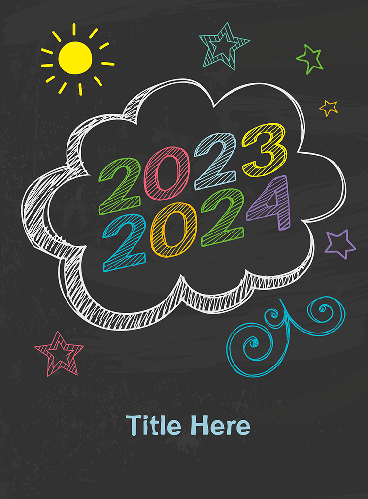 Pastel Arrows Pointing Right With Tan Background, Yearbook Cover 2007