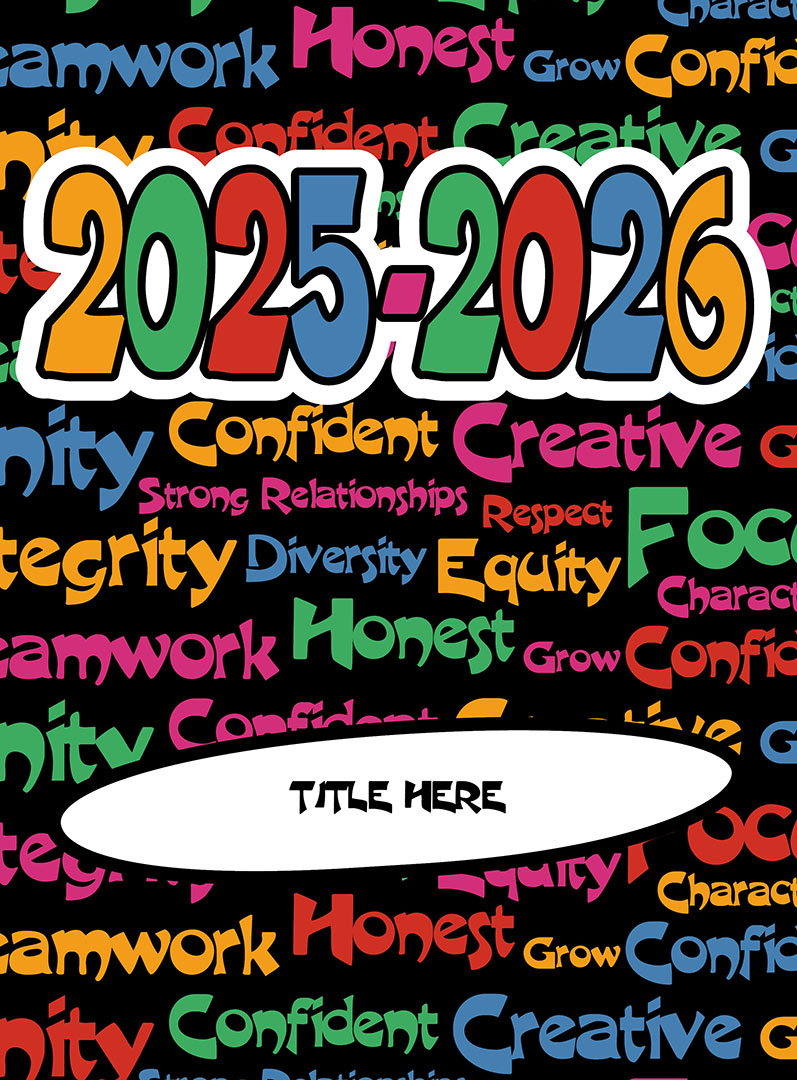 2612_ColorValues2 Colorful Pop Art, Yearbook Cover 2005