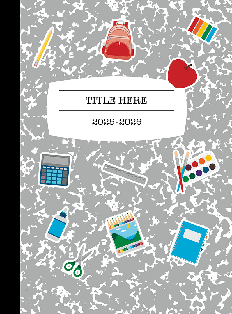 2614_Composition2 Colorful Pop Art, Yearbook Cover 2005