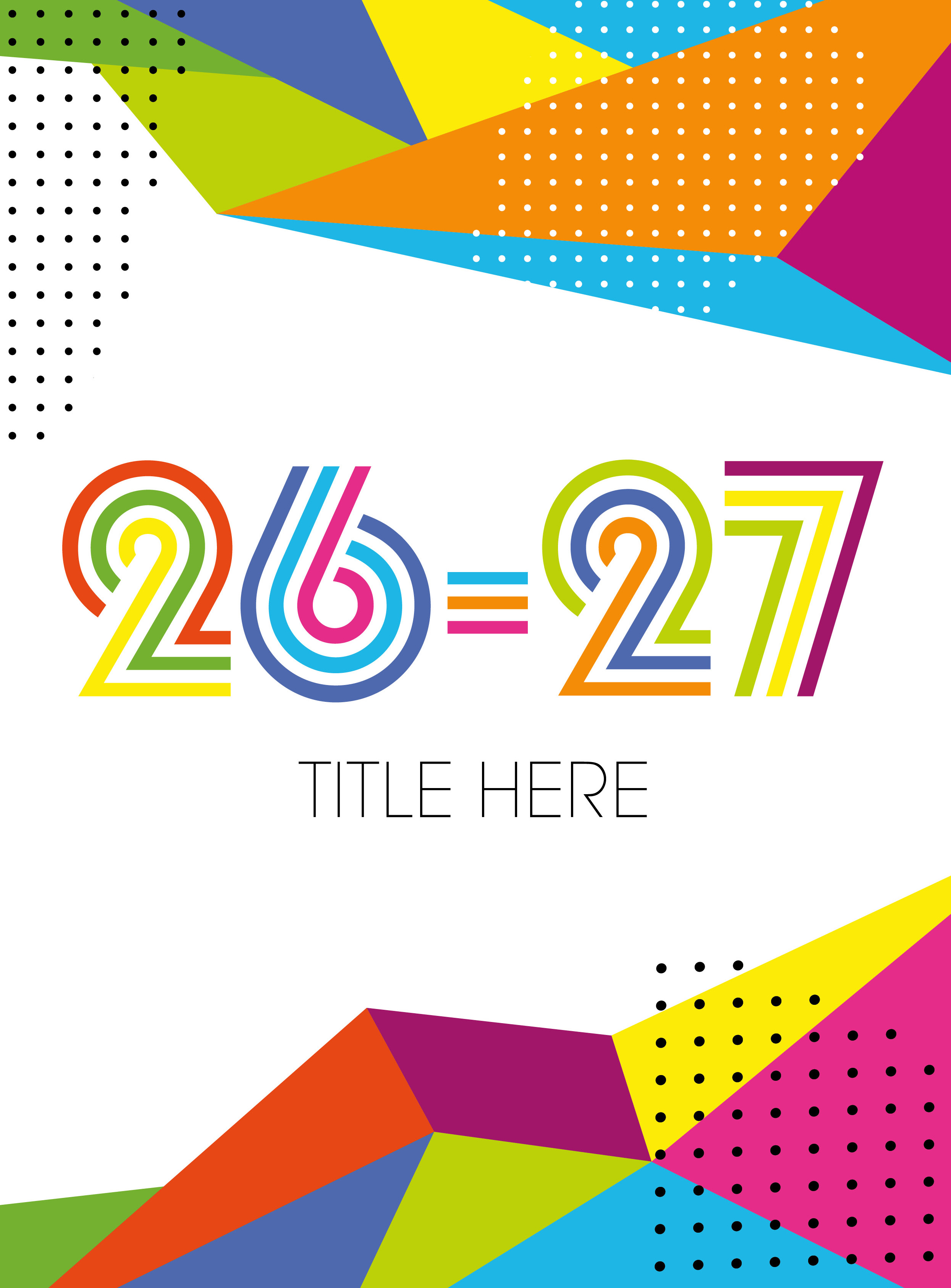 Colorful Pop Art, Yearbook Cover 2005