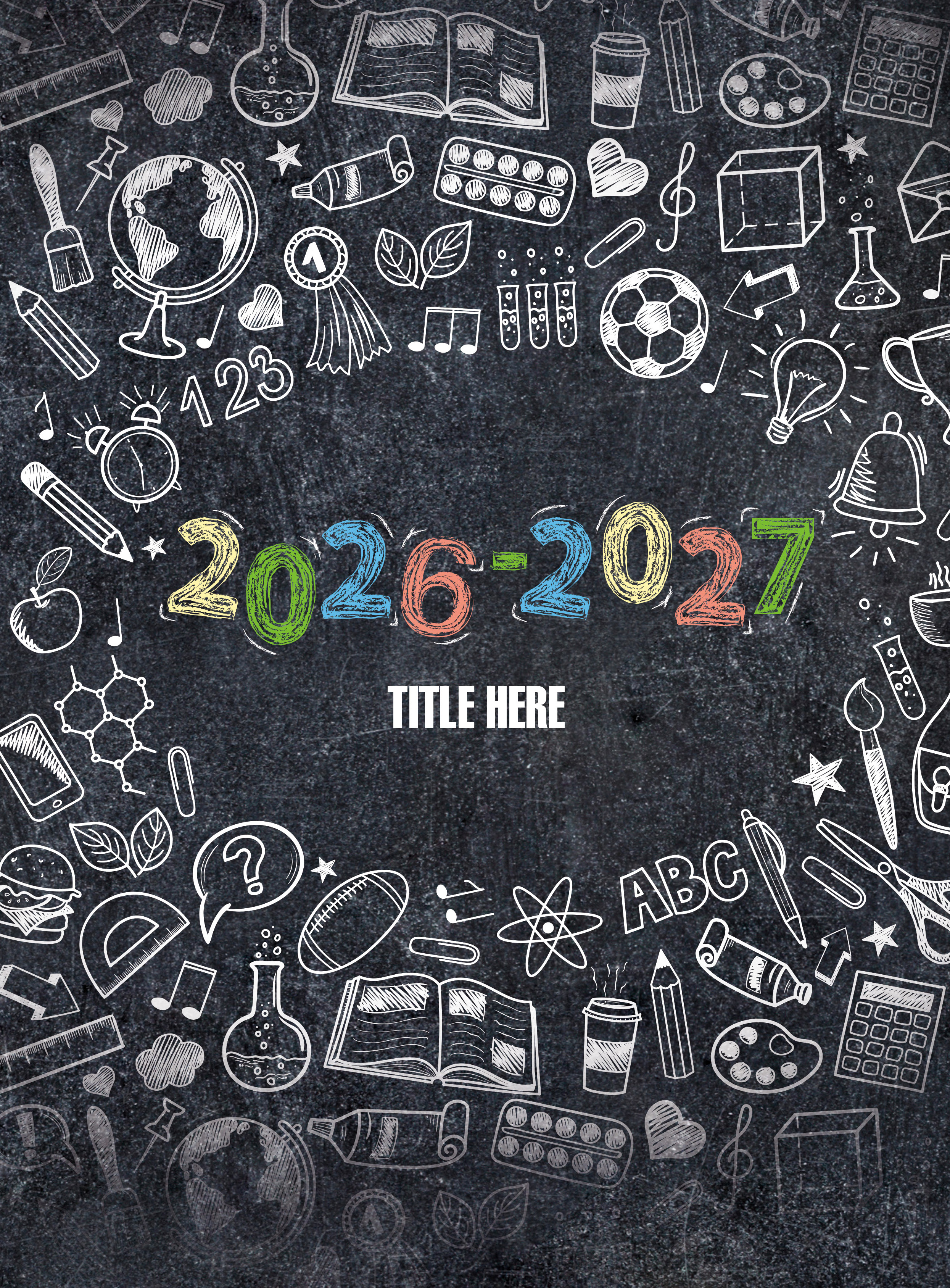Pastel Arrows Pointing Right With Tan Background, Yearbook Cover 2007