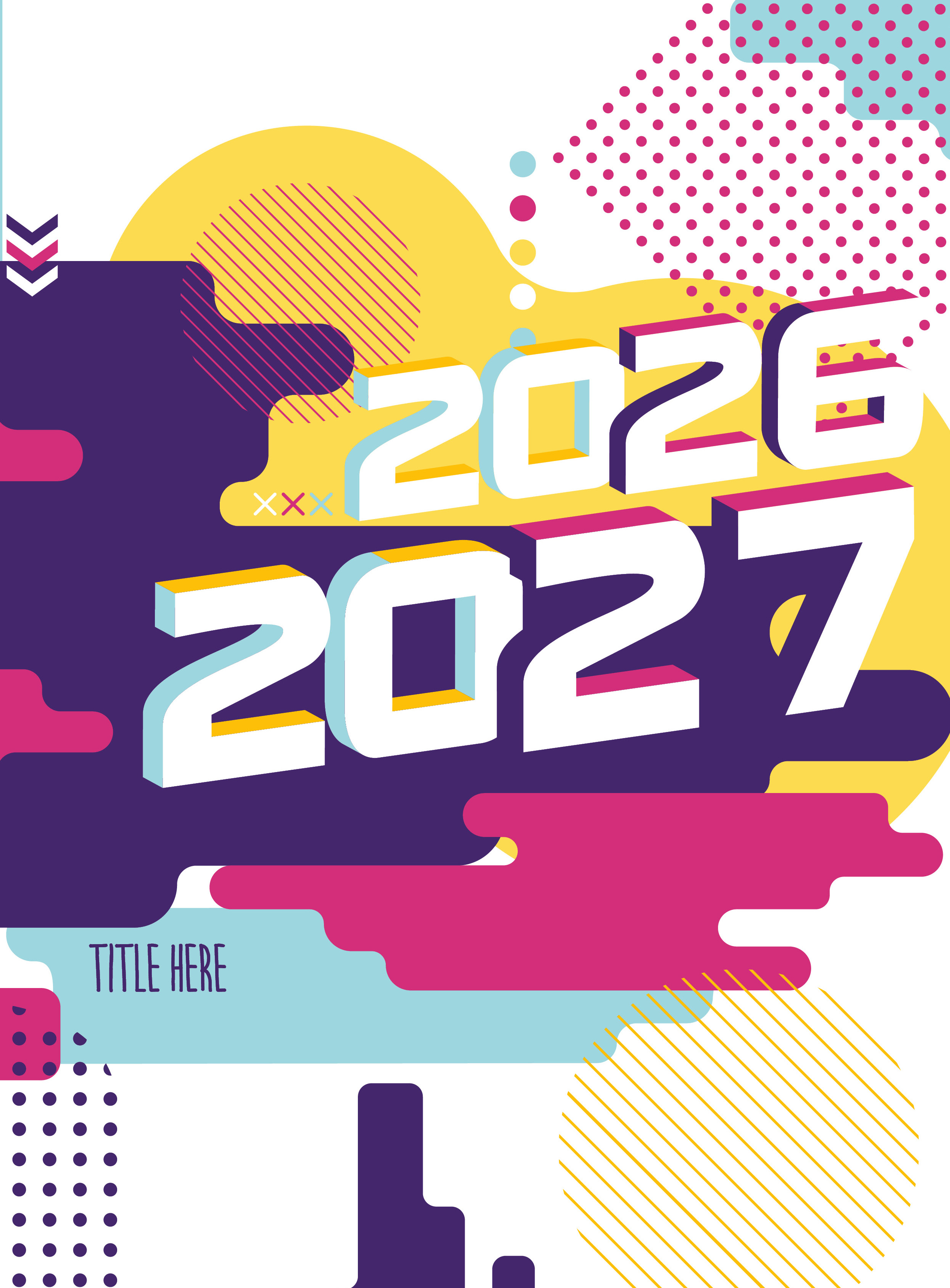 Colorful Waves With Teal Writing, Yearbook Cover 2006
