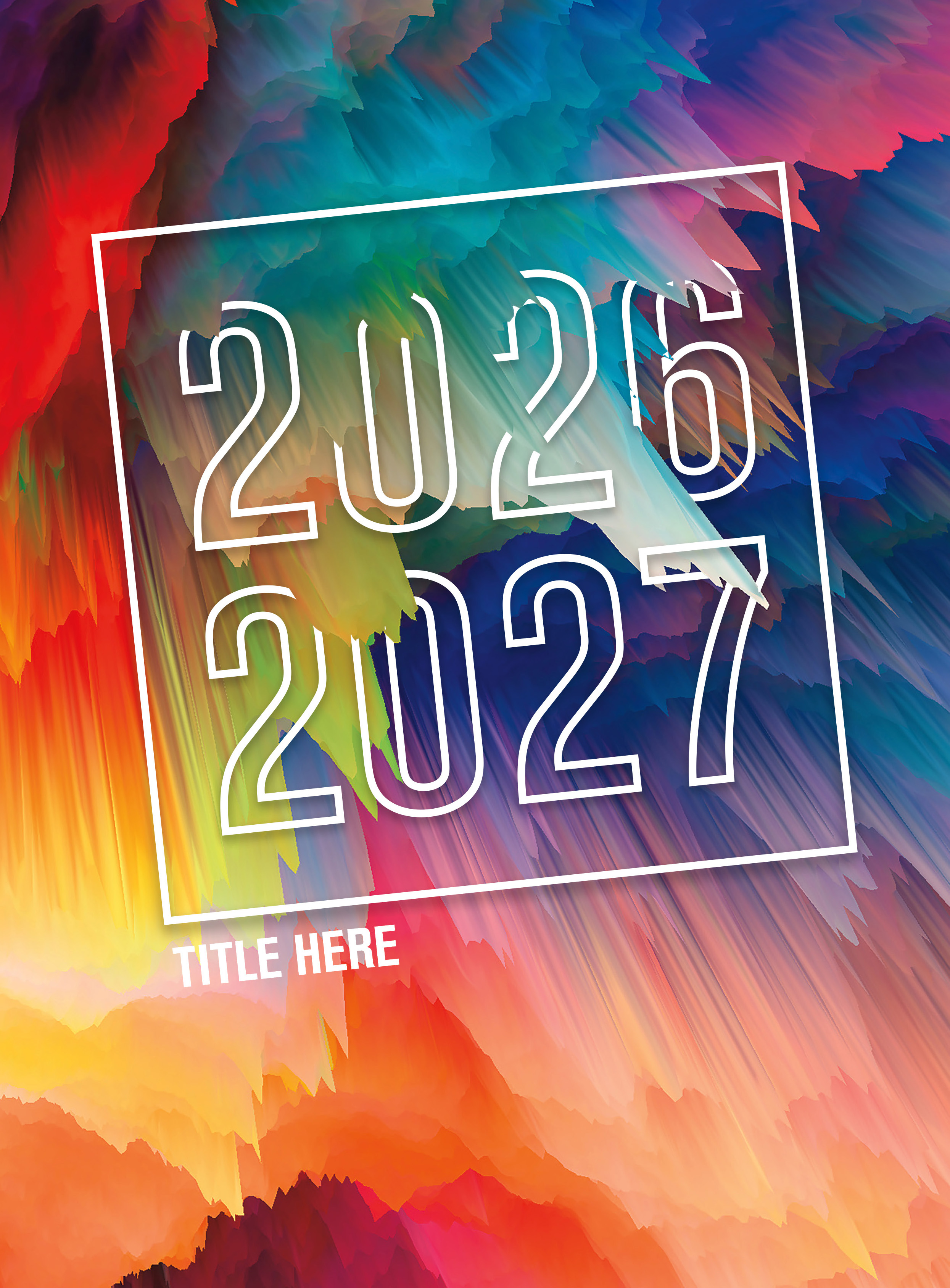 Pastel Arrows Pointing Right With Tan Background, Yearbook Cover 2007