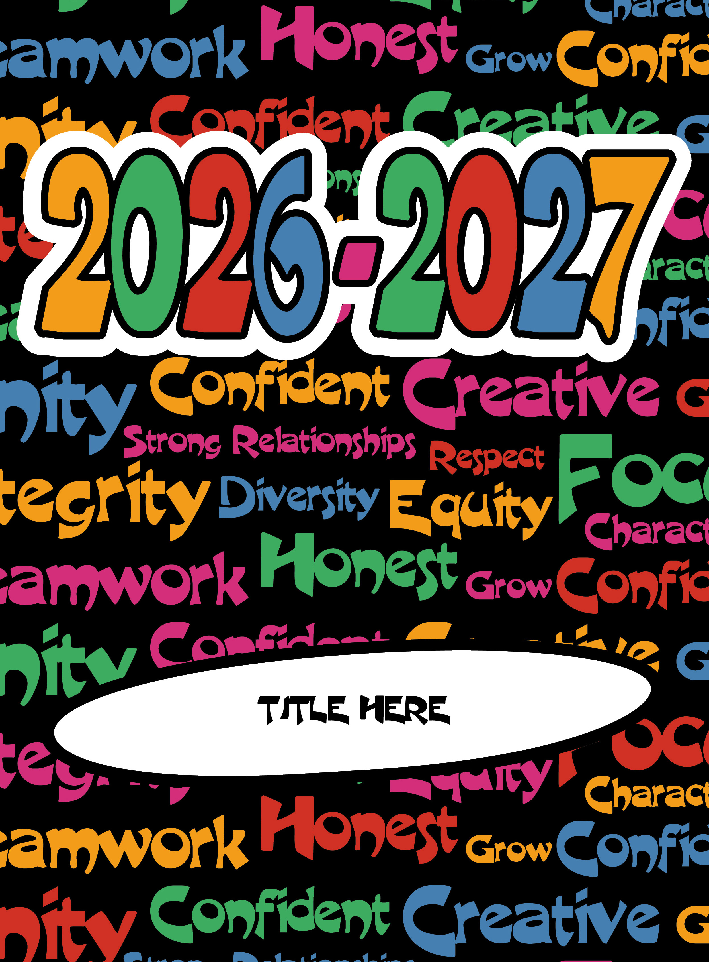 Colorful Pop Art, Yearbook Cover 2005