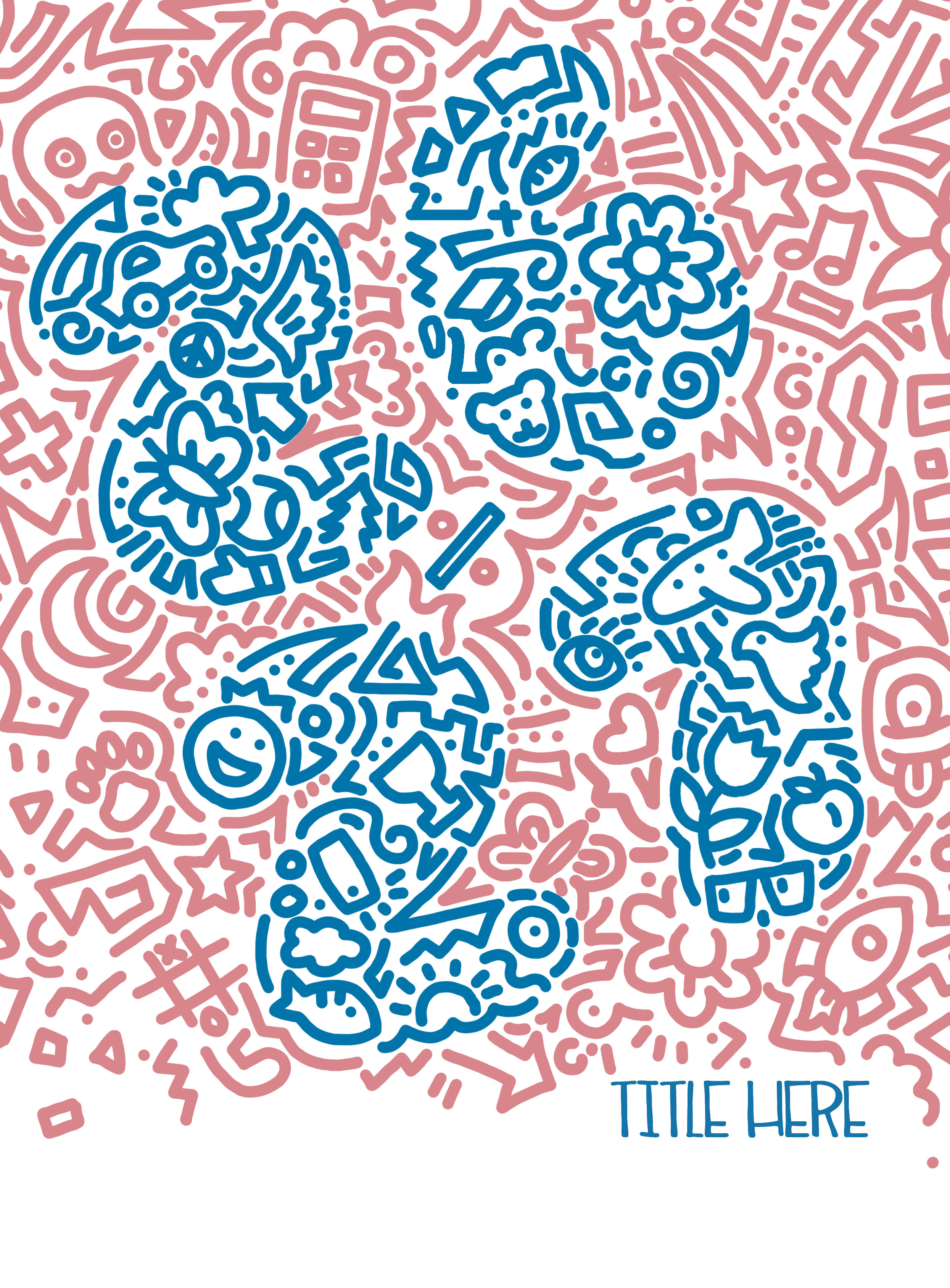 Pastel Arrows Pointing Right With Tan Background, Yearbook Cover 2007