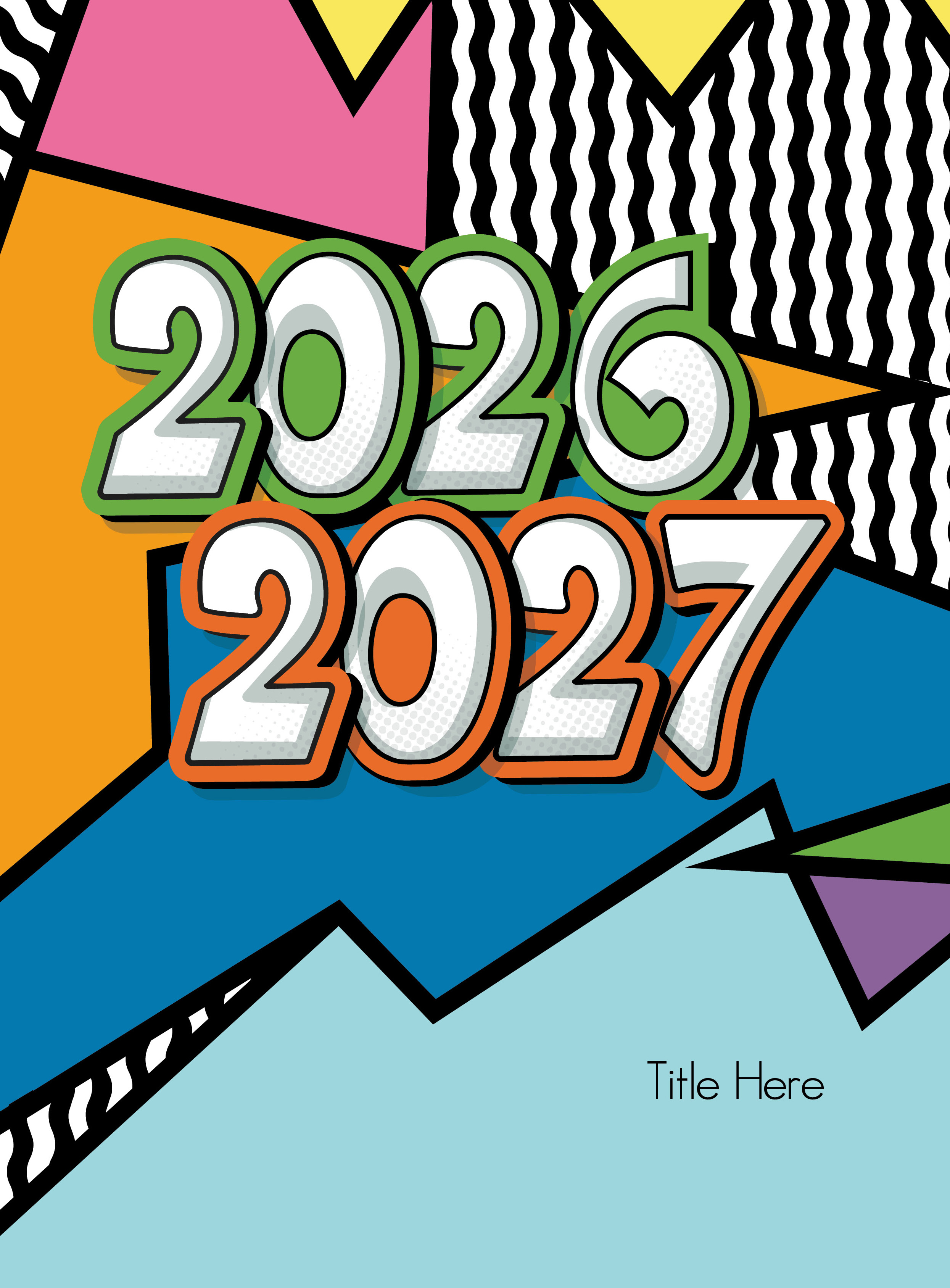 Colorful Pop Art, Yearbook Cover 2005