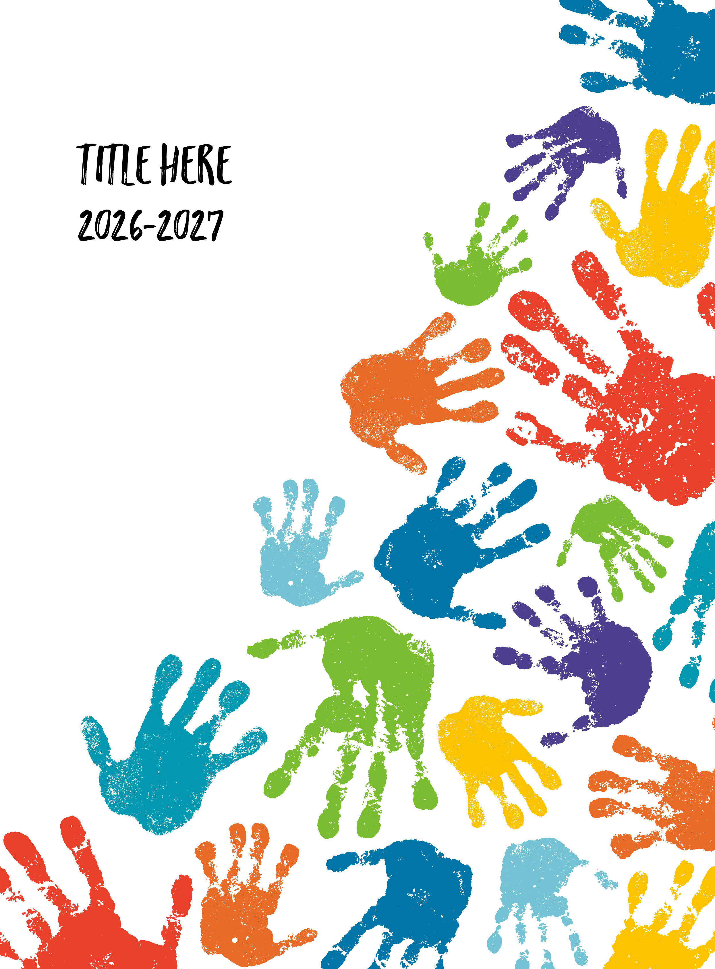Yellow and Dark Teal Background With Design Letters, Yearbook Cover 2008