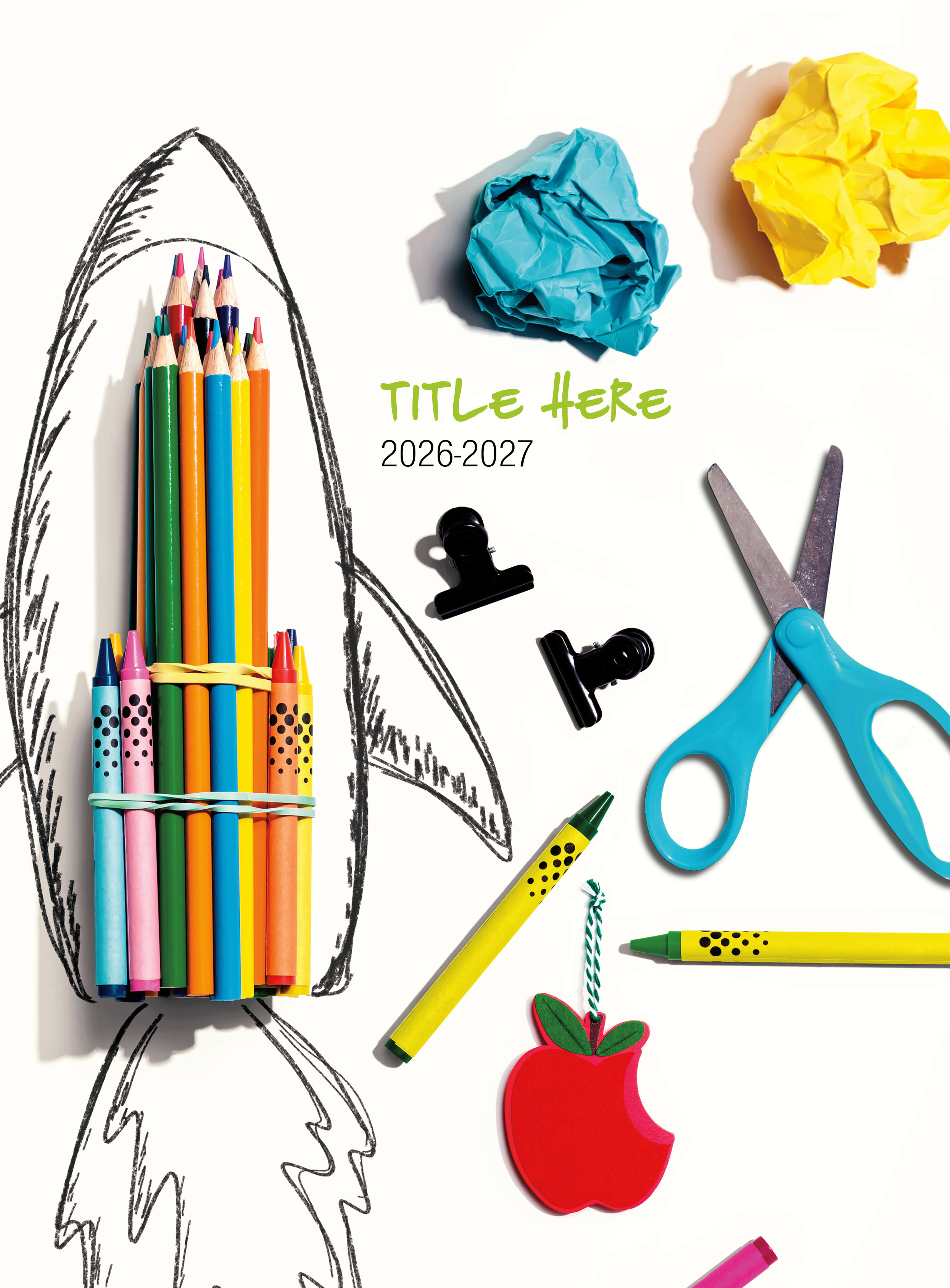 Pastel Arrows Pointing Right With Tan Background, Yearbook Cover 2007