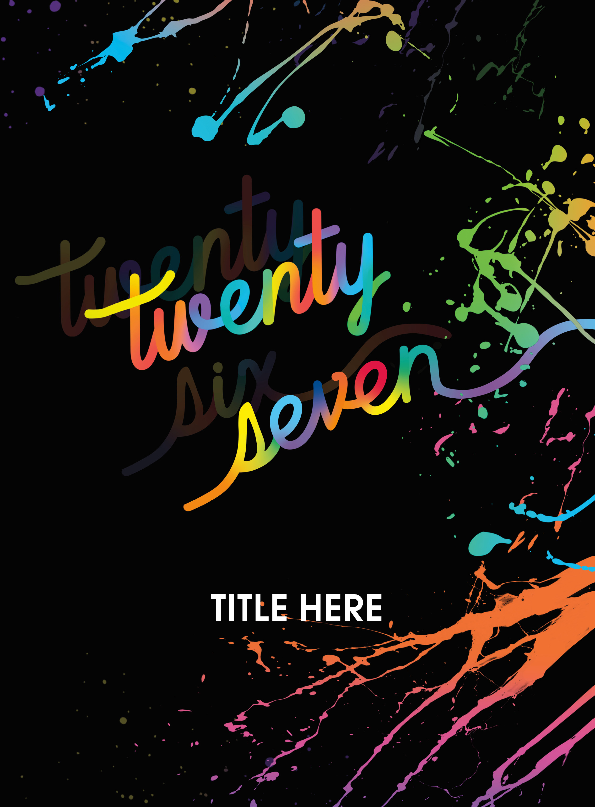 Colorful Pop Art, Yearbook Cover 2005