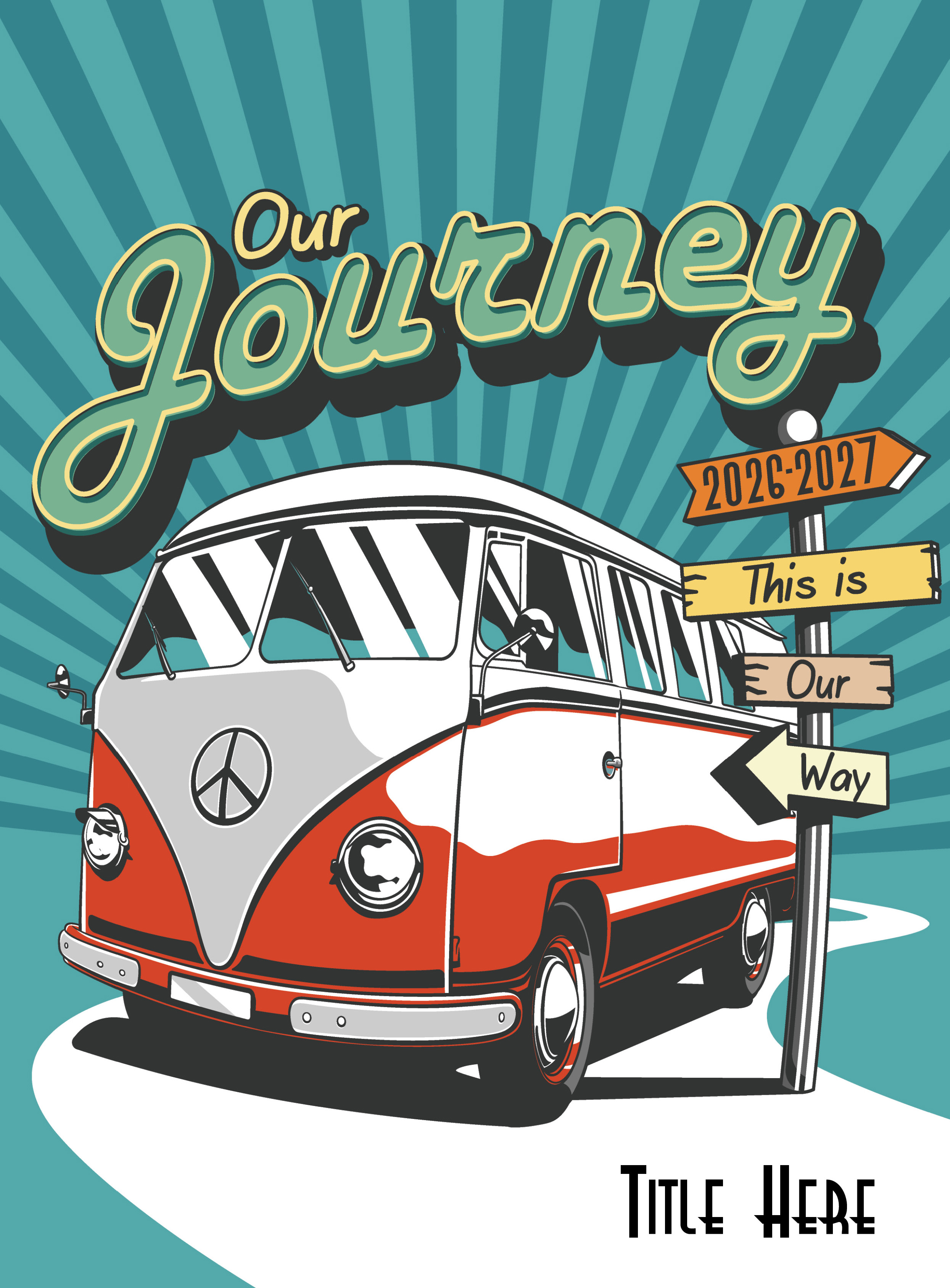 Pastel Arrows Pointing Right With Tan Background, Yearbook Cover 2007