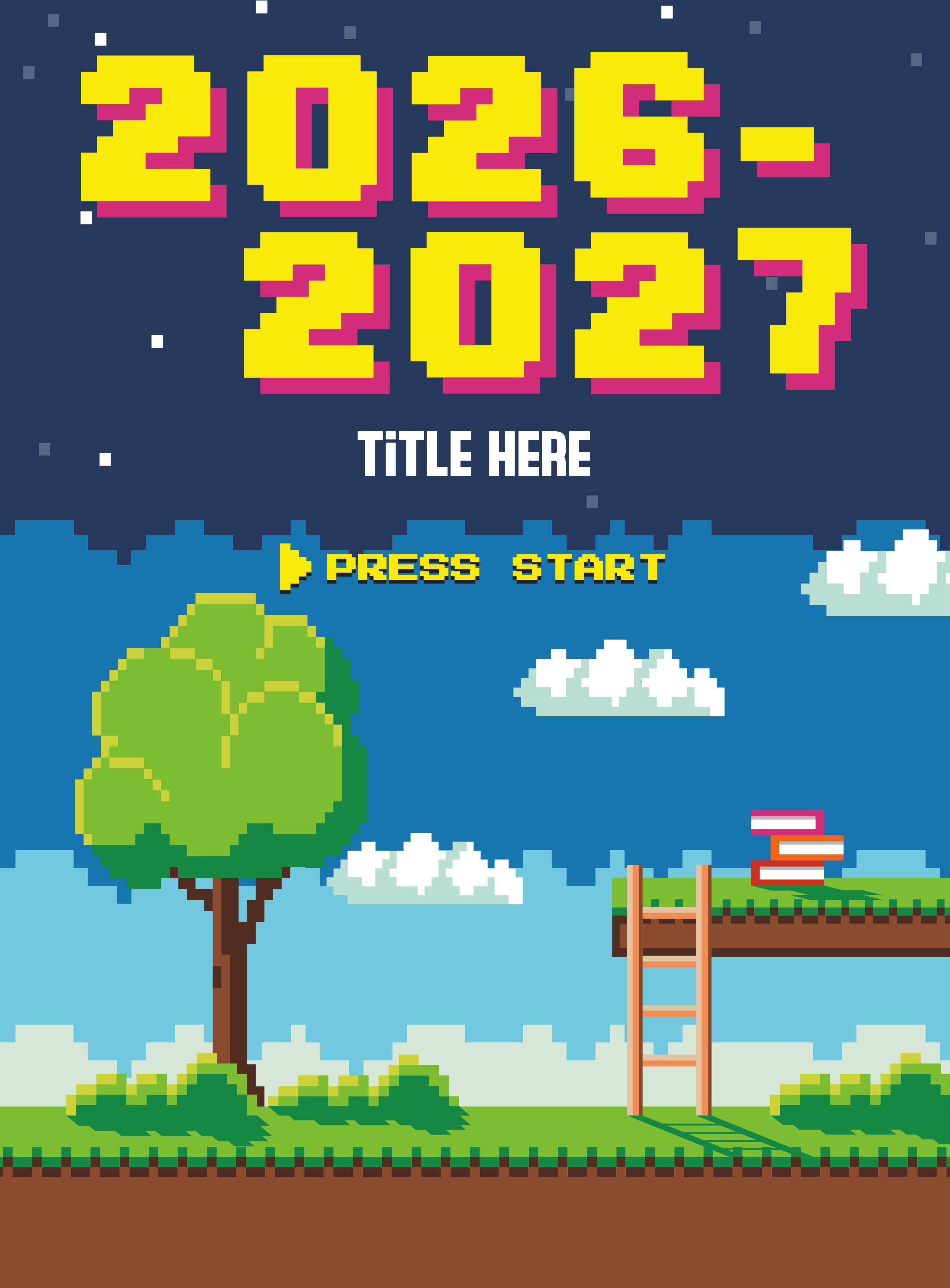 Pastel Arrows Pointing Right With Tan Background, Yearbook Cover 2007