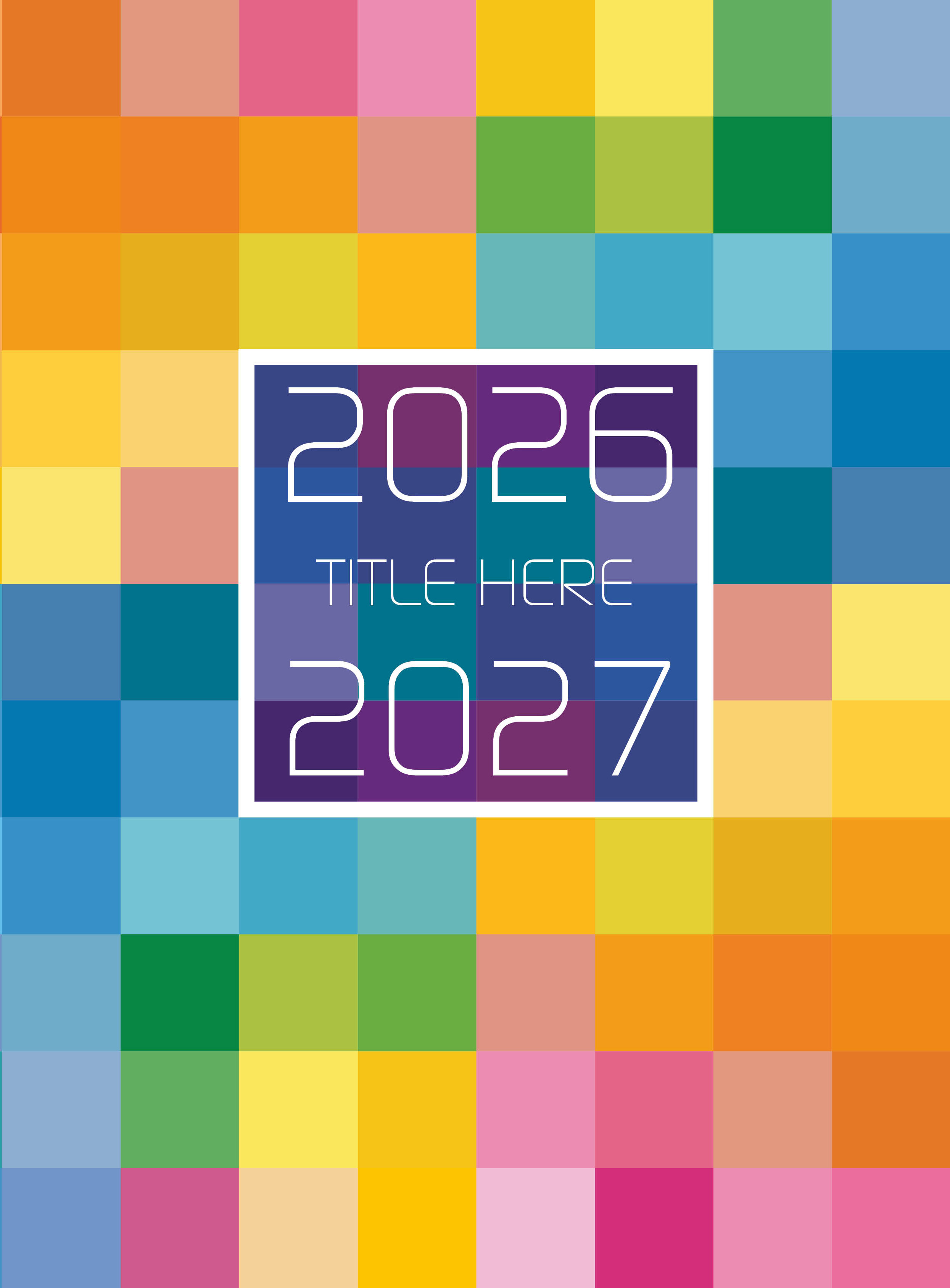 Colorful Pop Art, Yearbook Cover 2005