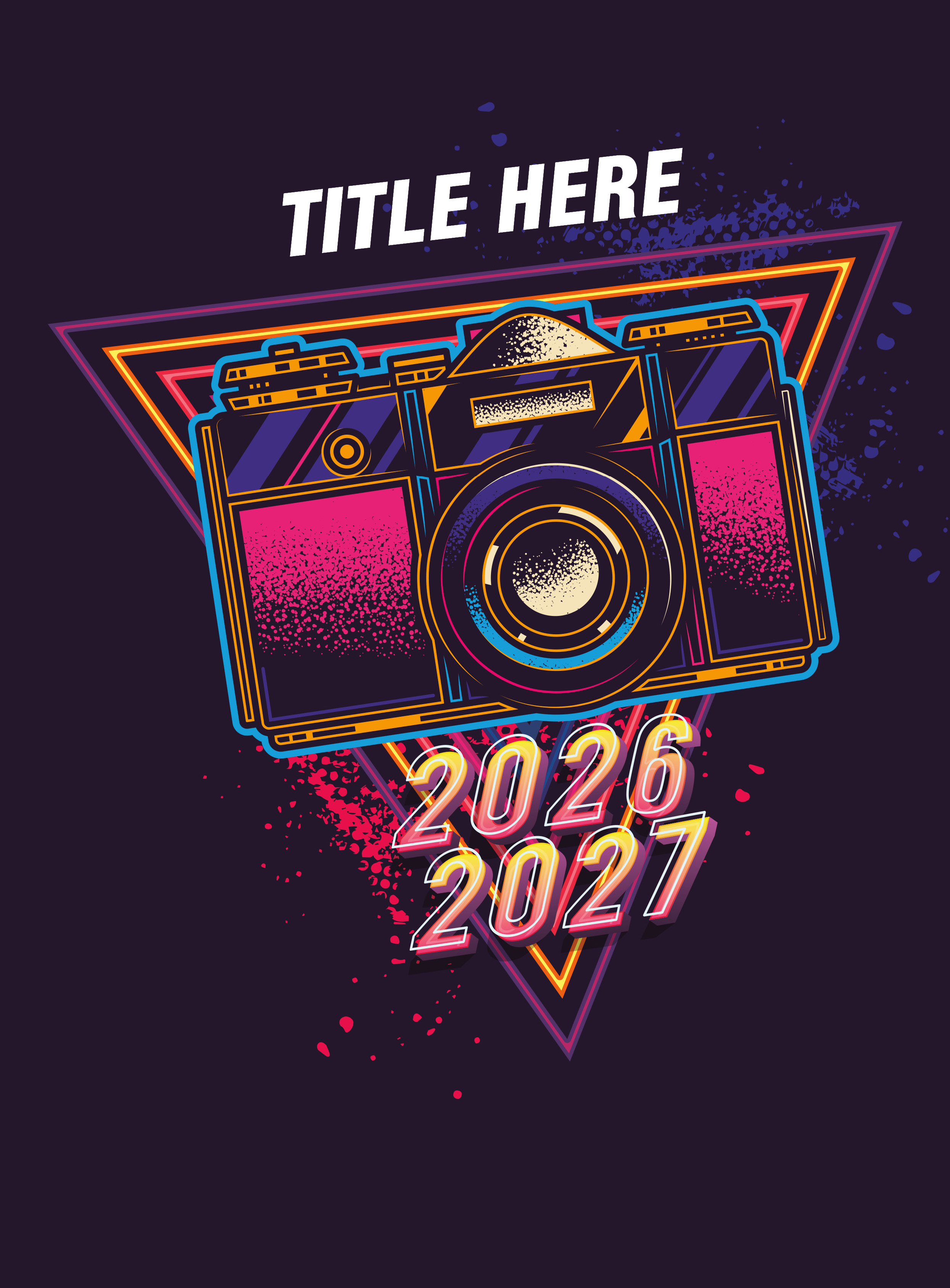 Pastel Arrows Pointing Right With Tan Background, Yearbook Cover 2007