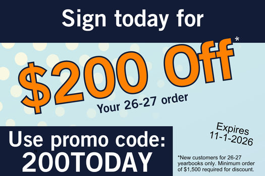 Sign with us today for $200 off your 26-27 order.